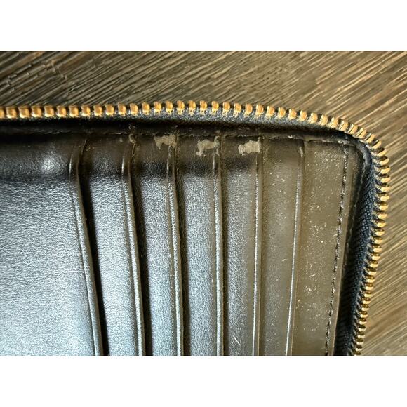 Marc Jacobs Black Leather Wristlet Wallet Designer Card Coin Phone Holder - Picture 5 of 9